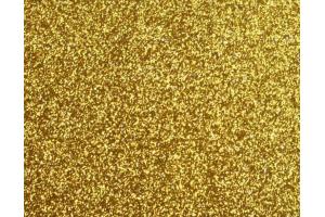 Hotfix Buegelfolie Glitter Folie gold  20cm x 15cm